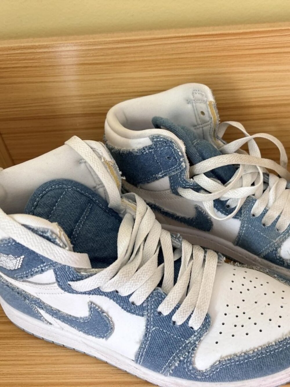 Jordan Air Jordan 1 High OG Denim White/Worn Blue Kids Size US 3Y UK 2.5 EU 35